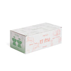 Distributeur de Nourriture pour Chat Surélevé Blanc Peint à la Main Helio Ferretti Vue 3