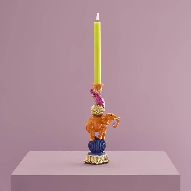 Oranger Elefantenleuchter