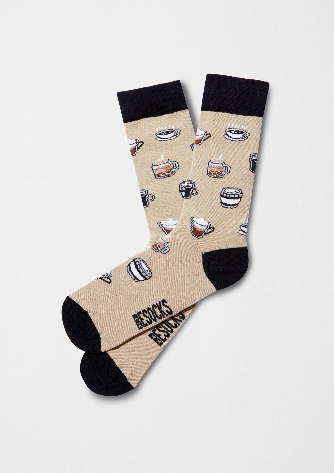 Chaussettes BeCoffee Beige