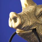 Lampe de table Cochon doré