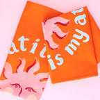 Torchon "La gratitude est mon attitude"