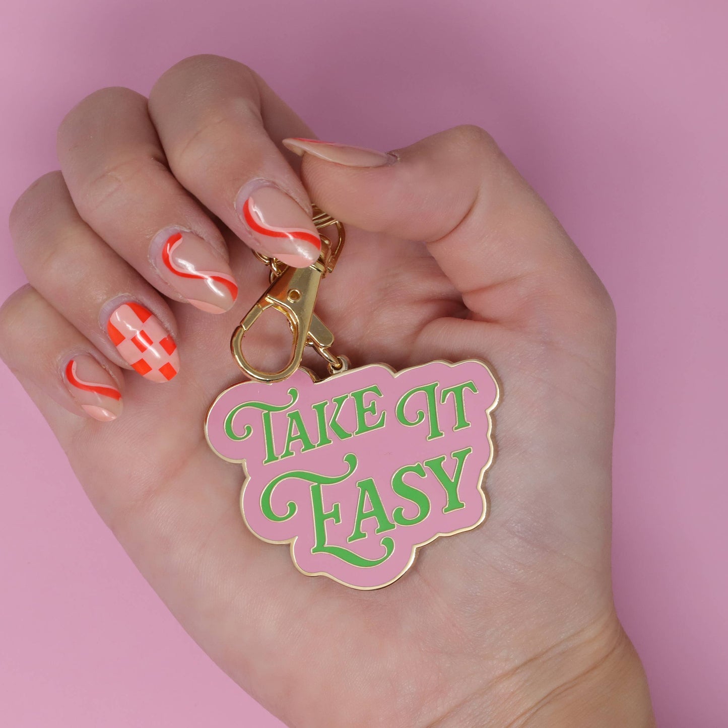 Take It Easy Keychain