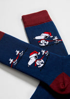 Chaussettes BeSnoopy Santa | Objetos de diseño y regalos originales