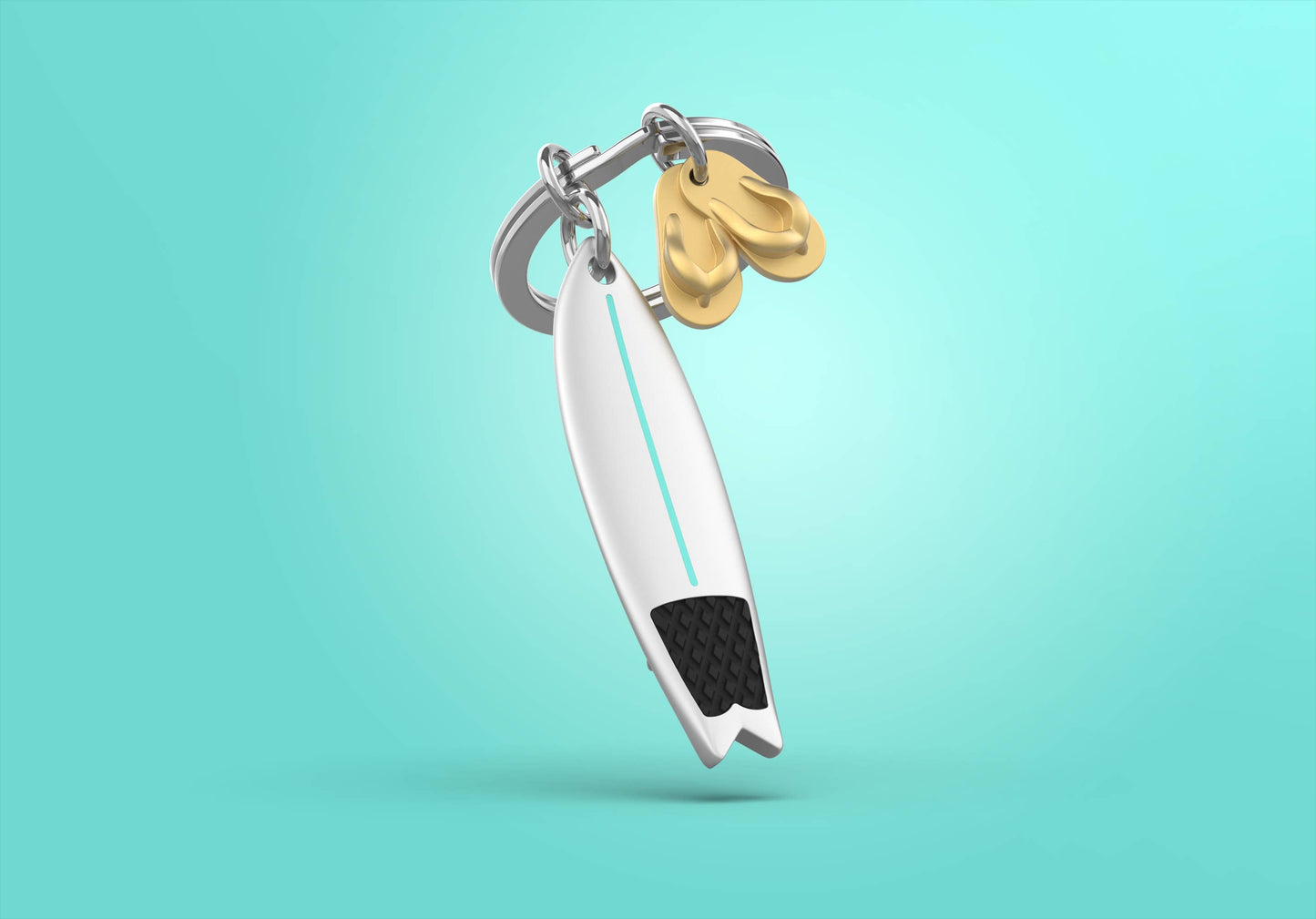 Surfboard Keychain