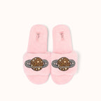 Pair of slippers brooches - Saturn