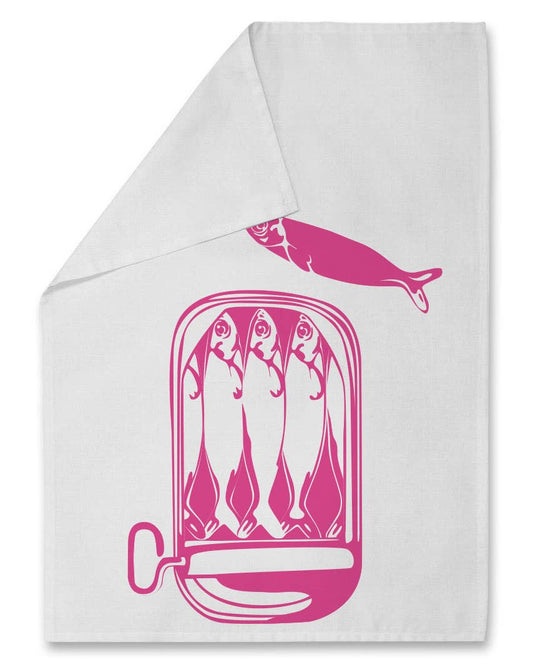 Sardine Tin Tea Towel