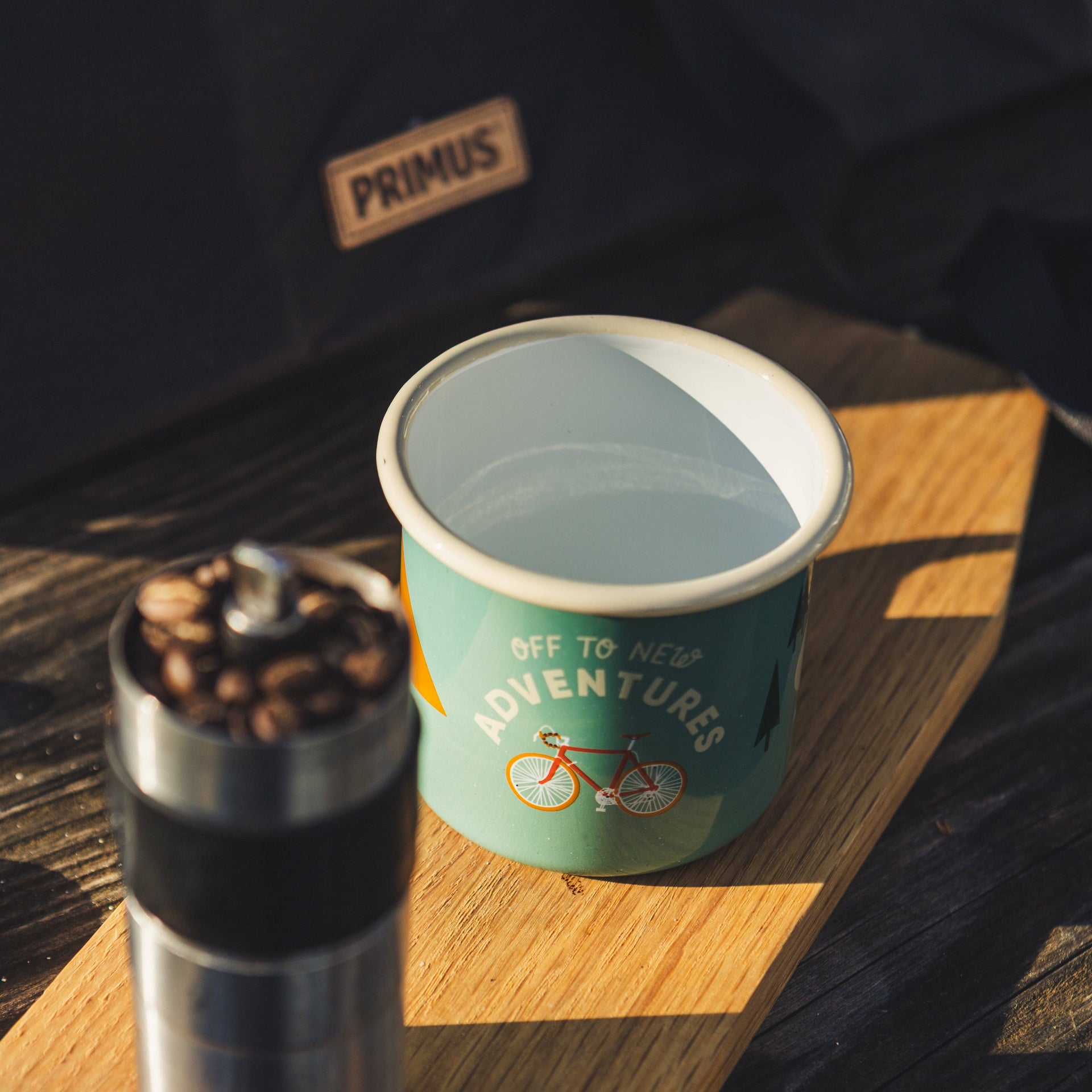 Tasse en émail “Bike Adventure” | Design e regali originali