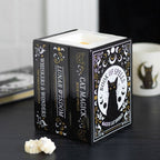 Brûle-parfum et chauffe-cire « Livre de sorts Chat noir »