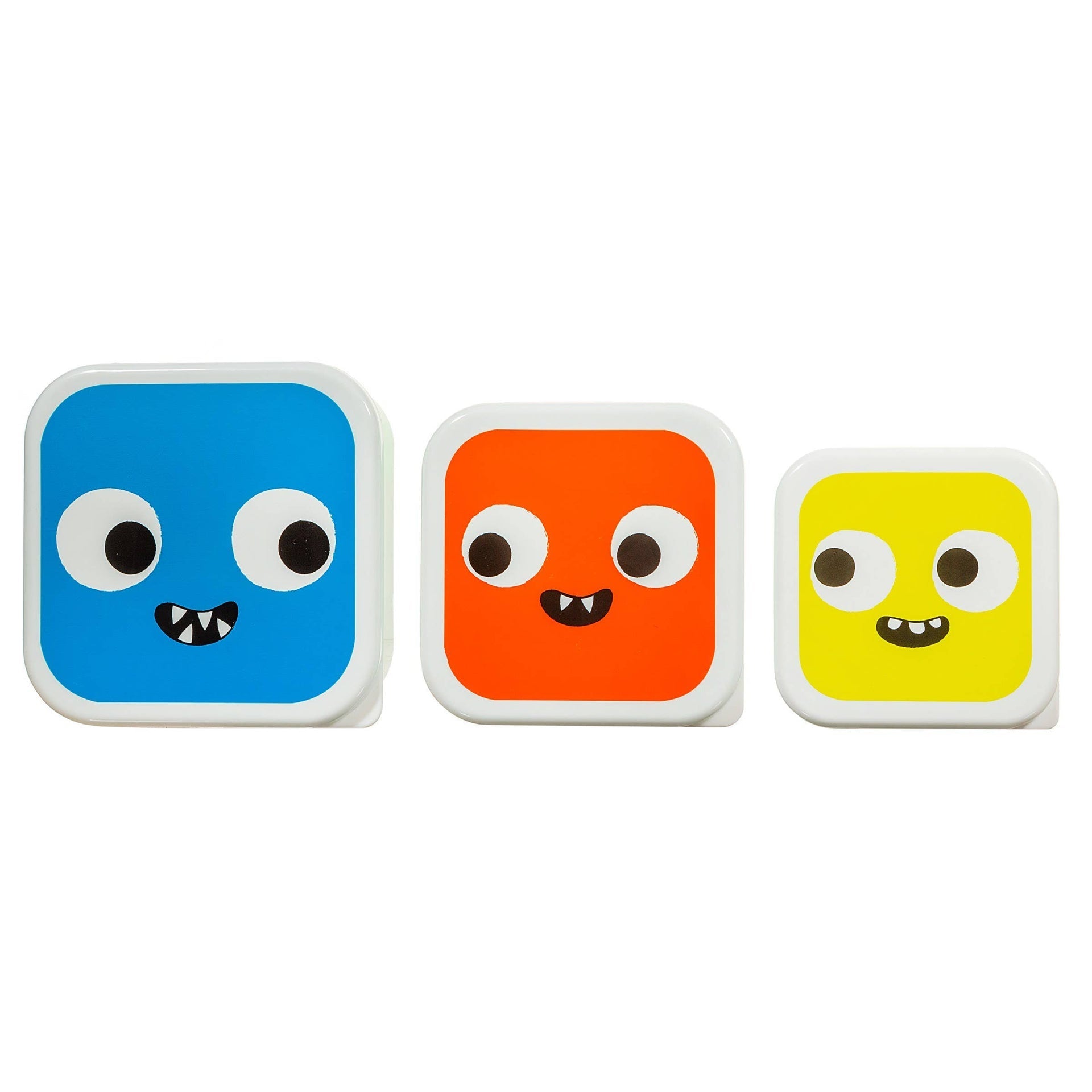 Boîtes à goûter Monstres - Set de 3