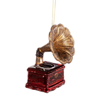 Grammophon-Weihnachtskugel