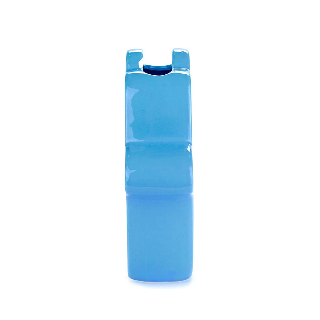 Vase Lucky Hand bleu