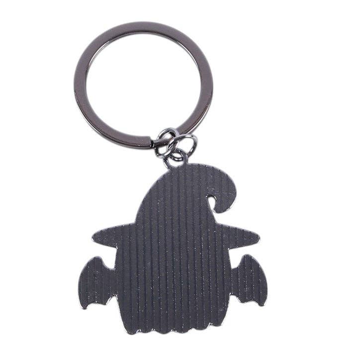 Porte-clés fantôme de sorcière gothique pastel