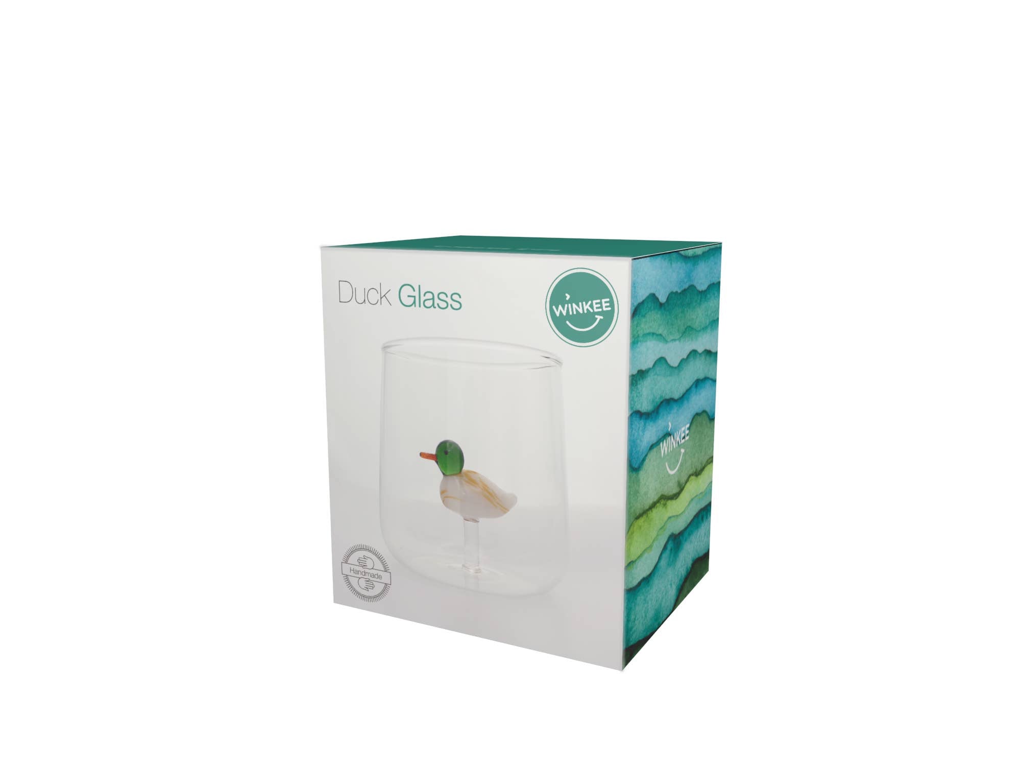 Verre avec Canard Colvert 3D | Designproducten en originele cadeaus