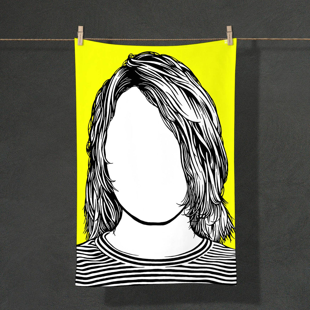Oggetto regalo di design – torchon nirvana kurt cobain 