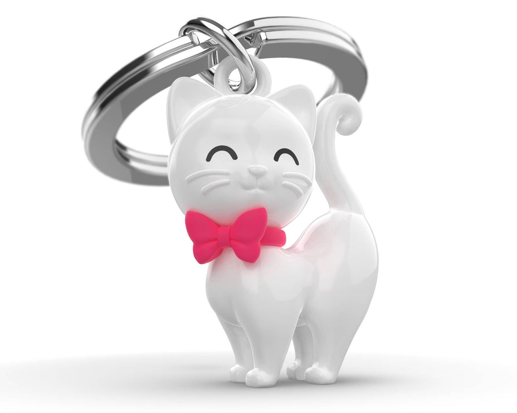 Kuscheliger Katzen-Schlüsselanhänger