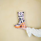 Vase Botte Imprimé léopard - Rose/Orange | Design-lahjat ja sisustustuotteet