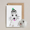 Regalo de diseño – carte avec ballon japonais en papier phoque petra boase ltd GC PBC 0011 5060558745858
