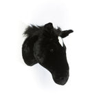 Décoration Murale Peluche Pierre le Cheval Noir - Wild & Soft