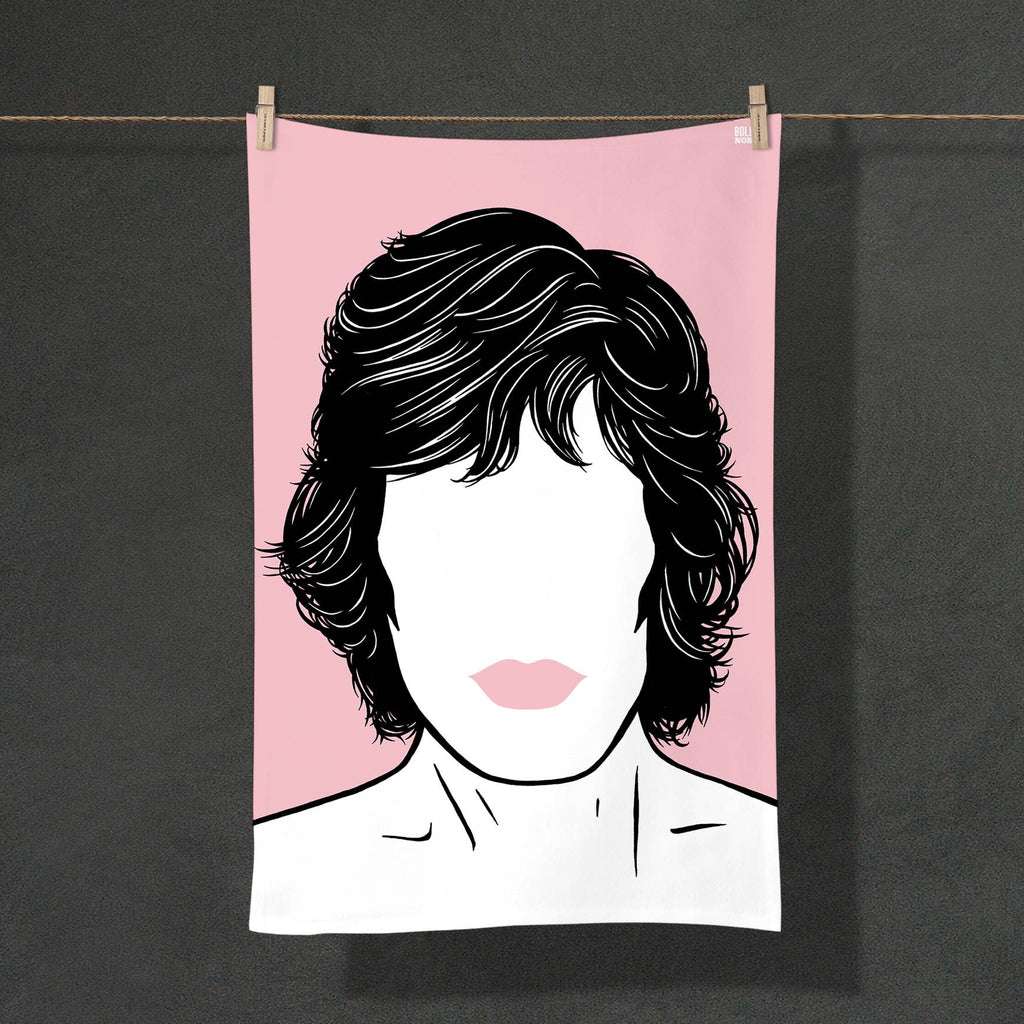 Oggetto regalo di design – torchon rolling stones mick jagger 