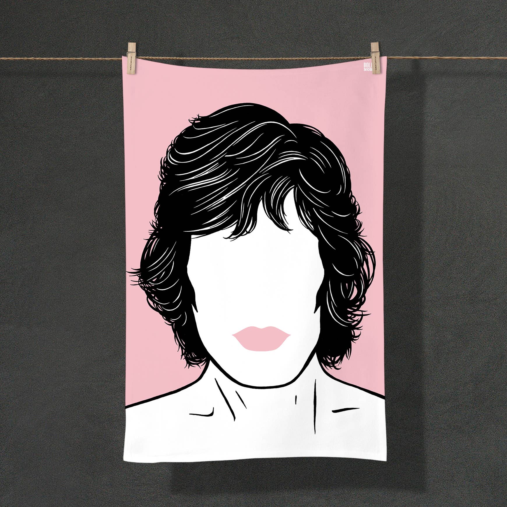 Oggetto regalo di design – torchon rolling stones mick jagger 