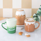 Mug "Matcha Made in Heaven" avec couvercle faisant office de sous-verre