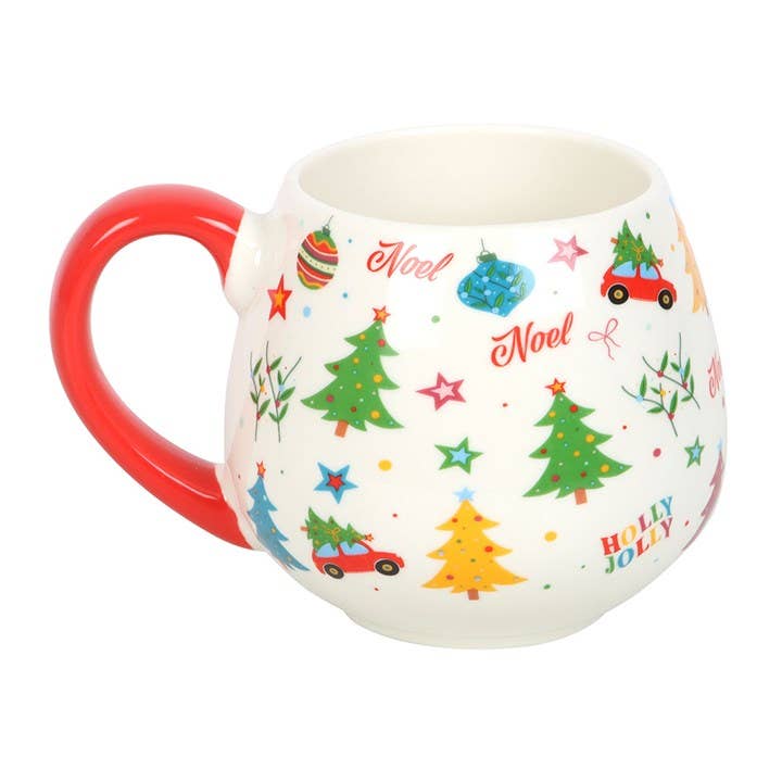 Nostalgic Christmas printed mug and sock set
