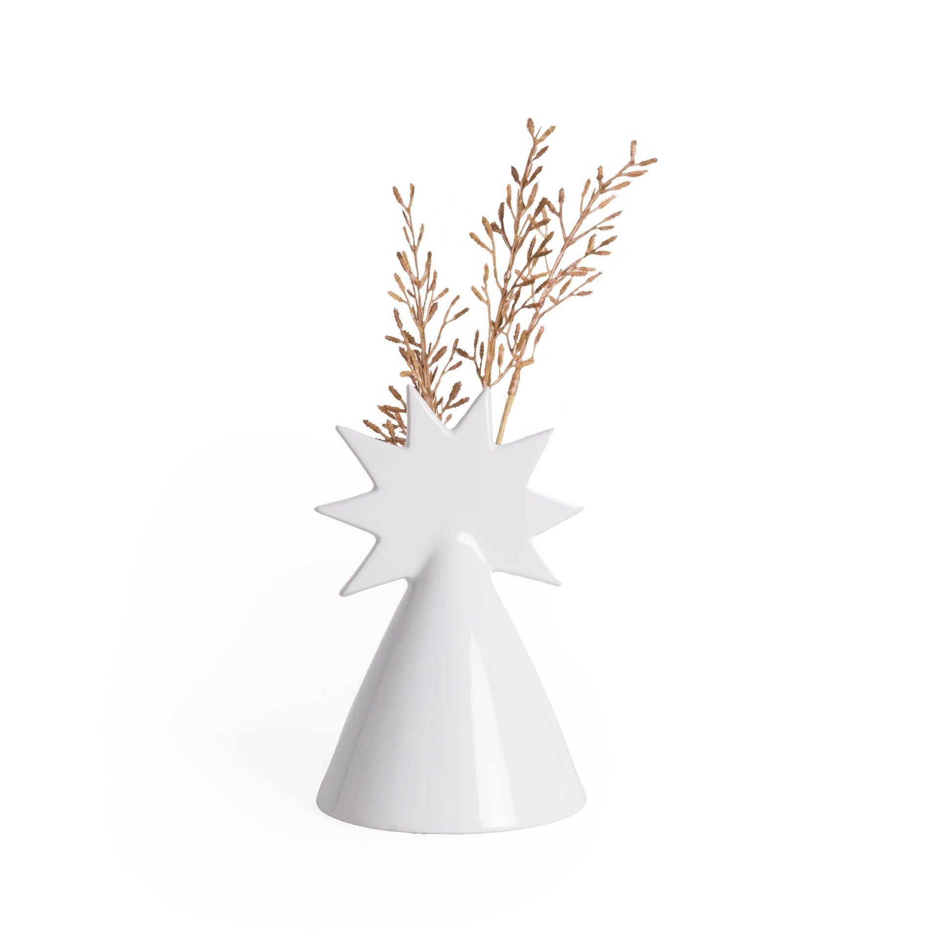 Vase Étoile Polaire Blanc Helio Ferretti Vue 1