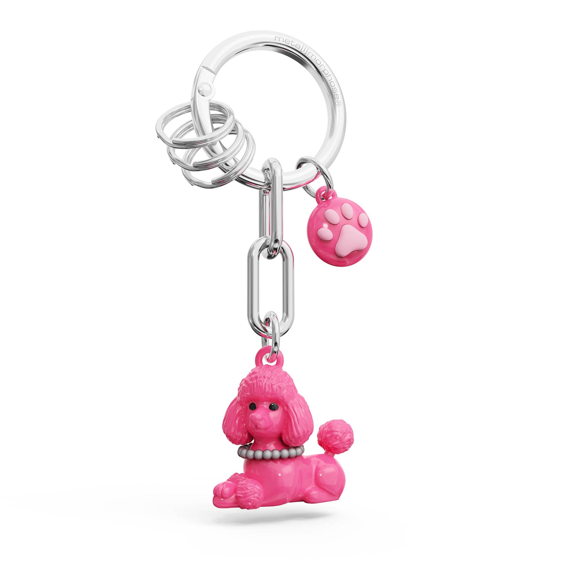 Porte-clés charms Caniche