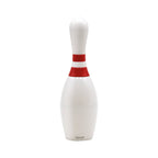 Moulin à épices « Bowling » en hêtre laqué blanc