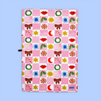 Torchon à damier Kissmas