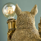 Eduard Eichhorn Tischleuchte, Gold, 34,5 x 17 x 34 cm