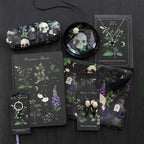 Porte-clés Belladone avec Obsidienne Noire | Design e regali originali