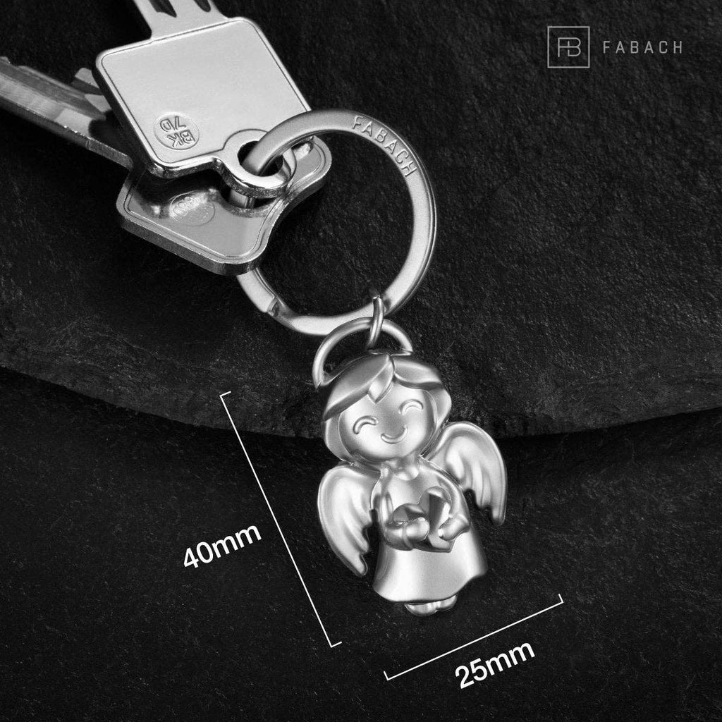 Oggetto regalo di design – porte cles ange avec coeur fabach 