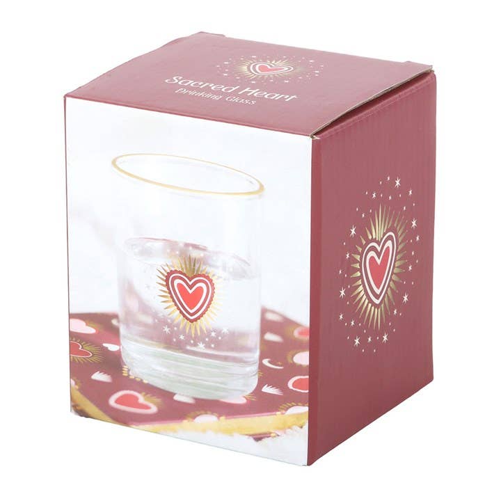 Sacred Heart Water Glass