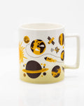 Oggetto regalo di design – Mug Rétro Espace (350 ml) – produit scientifique Cognitive Surplus EU, vue 1