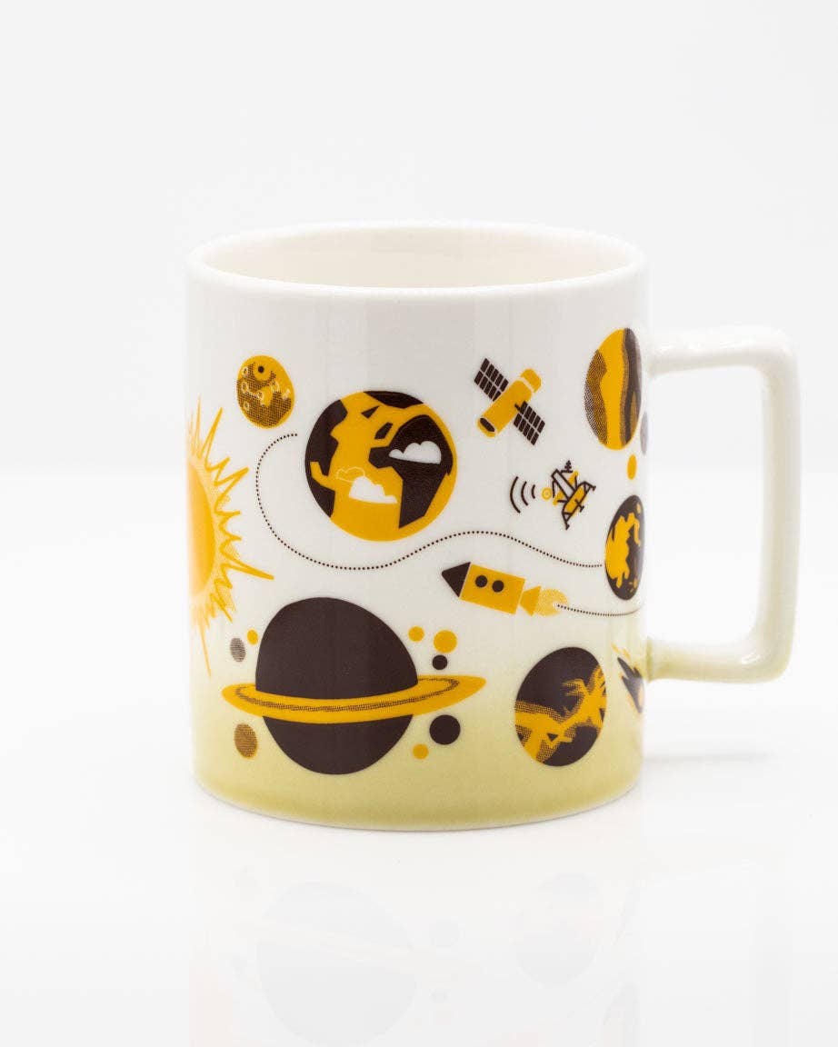 Oggetto regalo di design – Mug Rétro Espace (350 ml) – produit scientifique Cognitive Surplus EU, vue 1