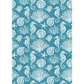 Torchon Hippocampe, Corail et Coquillage, 71x51cm | Design e regali originali