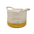 Yellow basket - 23 cm
