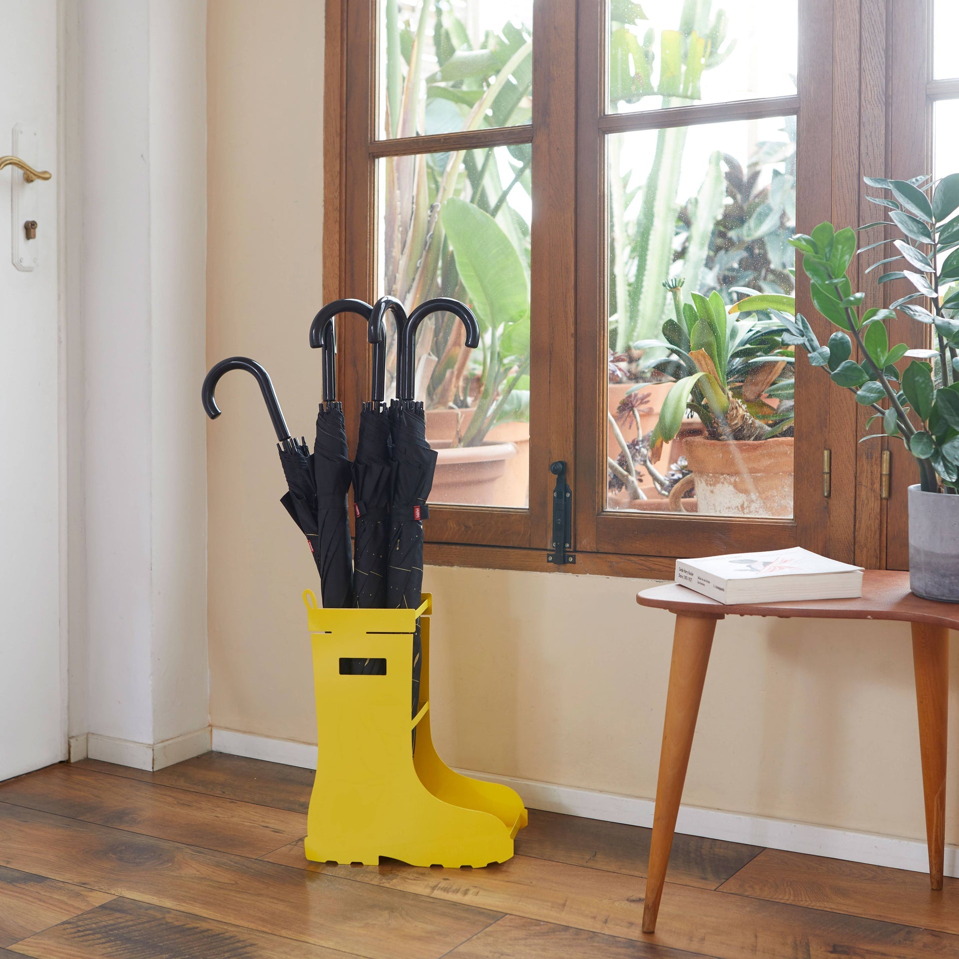 Regenschirmständer Gelbe Gummistiefel