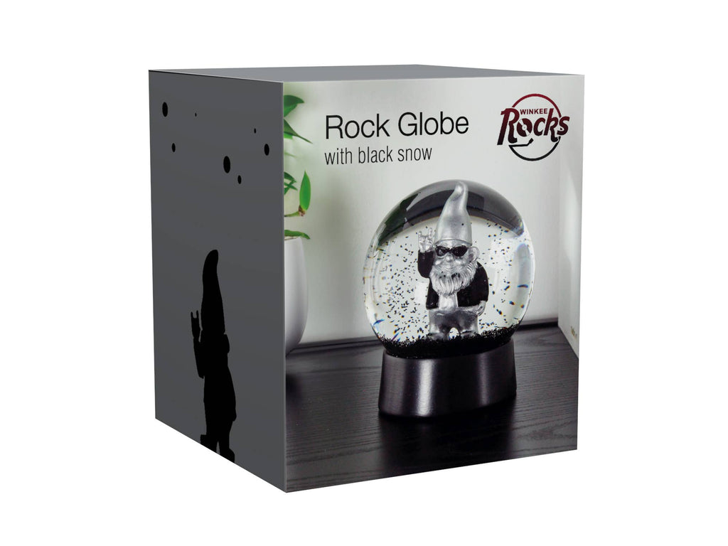 Boule à neige Nain de jardin Rock - Argent | Design e regali originali