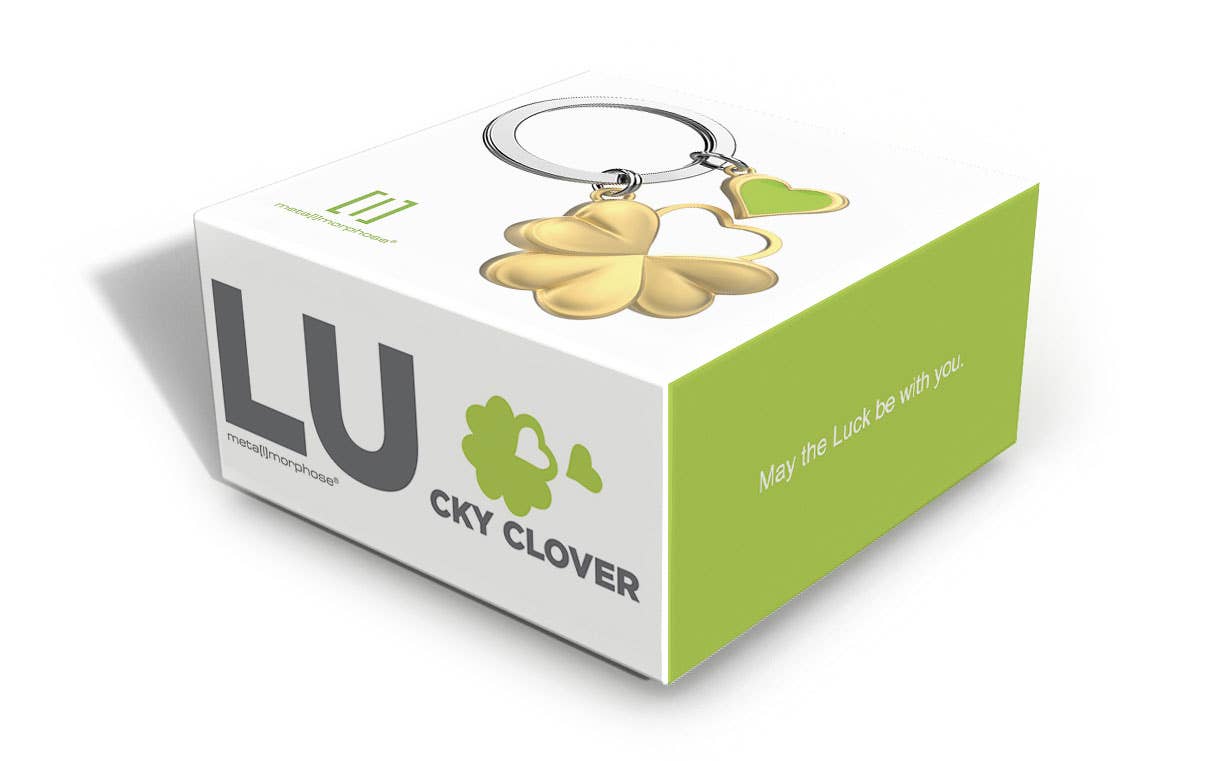 Porte-clés Trèfle à quatre feuilles | Oggetti di design e regali originali