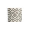 Flower Pot Tiles - grey flowers