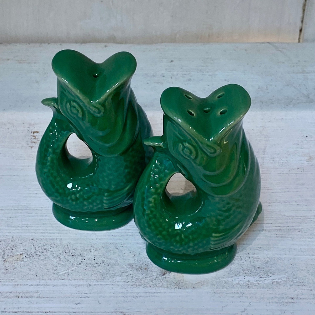 Salière et poivrière Poissons « Gluggle Pots » - Vert – vue 2