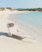Hamaca de playa con ruedas y parasol – FREYA