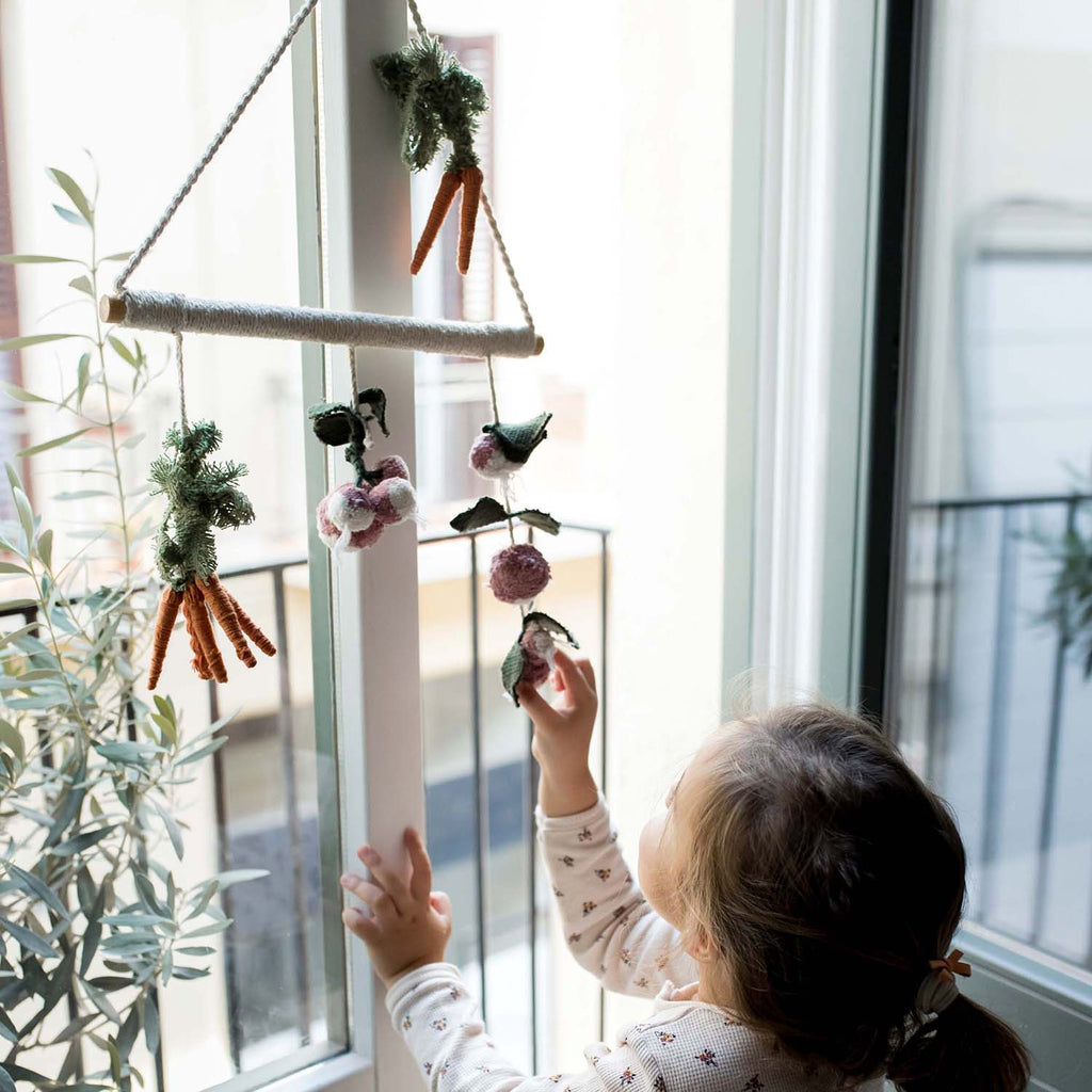 Veggies – Patère murale enfant – Oli&Carol x Lorena Canals – vue produit 4