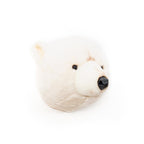 Décoration Murale Peluche Basile le Ours Polaire - Wild & Soft