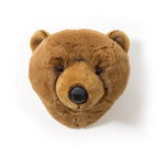 Décoration Murale Peluche Oliver le Ours Brun - Wild & Soft