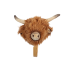 Porte-manteau peluche vache Highland - Wild & Soft
