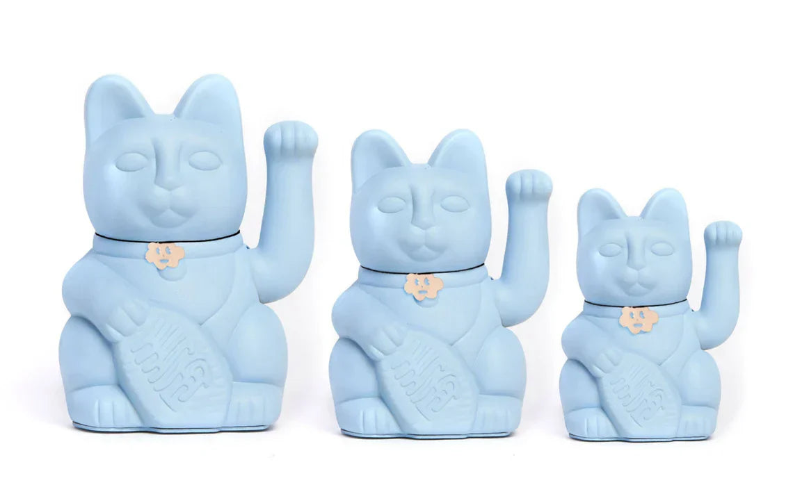 Designcadeau – chat chanceux bleu clair diminuto cielo 