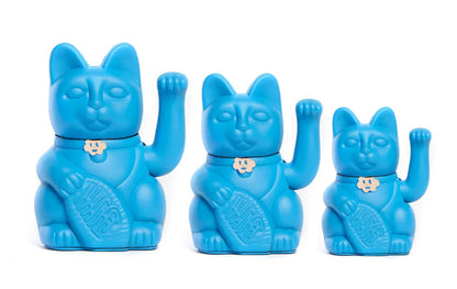 Chat Chanceux Bleu Ciel Smurf - le Chat Chanceux